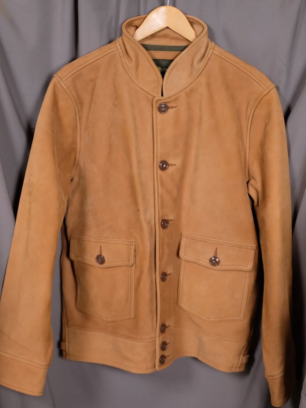 Buzz Rickson Horsehide Nubuck A1 Jacket sz42